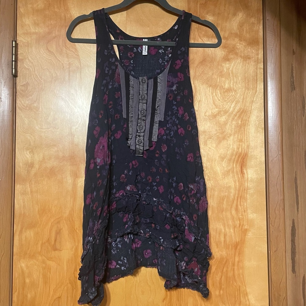 Free people floral tunic M